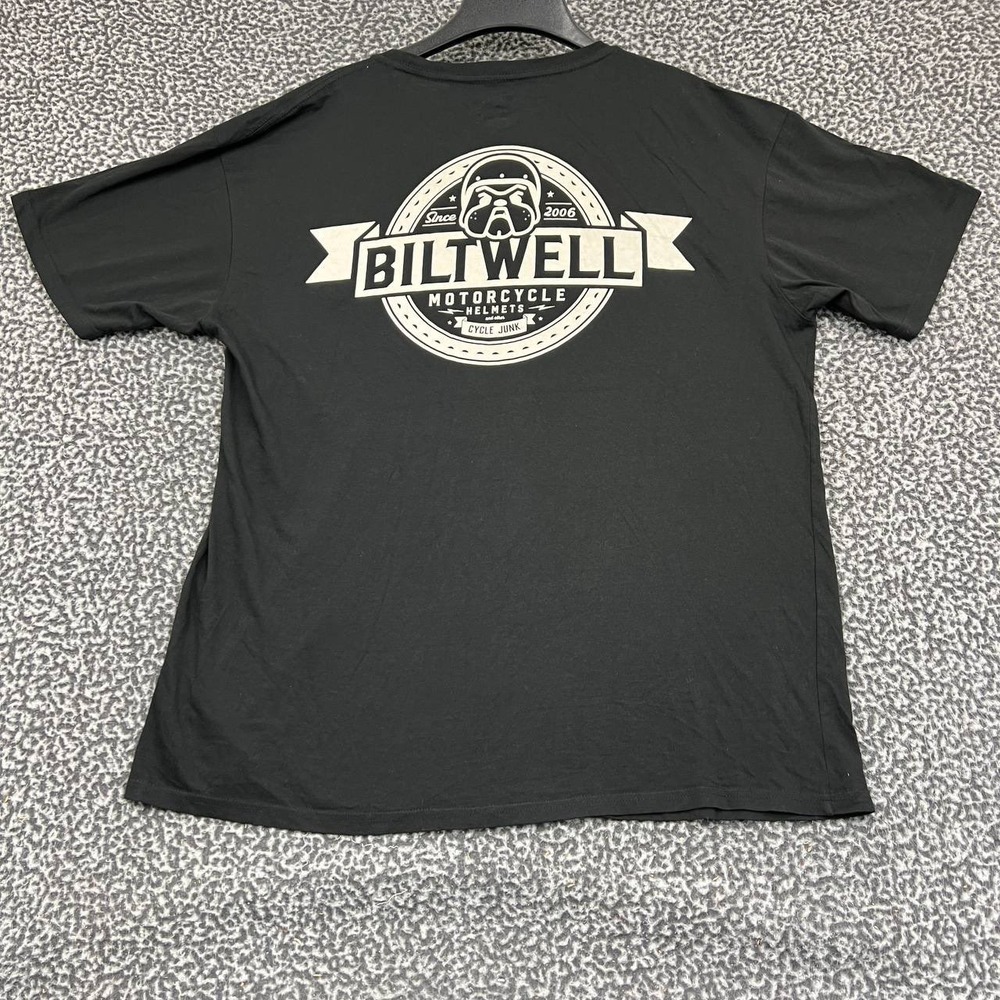 Biltwell Motorcycle Helmets Shirt Men‎ Extra Large Short Sleeve Crew Neck XL